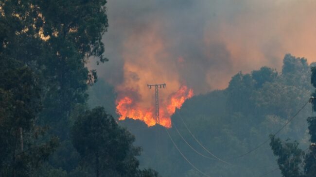 El incendio de Huelva sigue avanzando y ya supera las 5.000 hectáreas quemadas