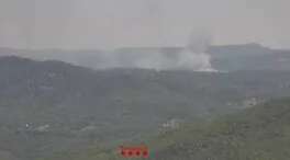 Un incendio forestal obliga a confinar a toda la población de San Quirze de Safaja (Barcelona)