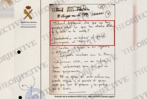 Cerdán anotó en su agenda la «desobediencia» del fiscal Luzón al poner en libertad a Aldama