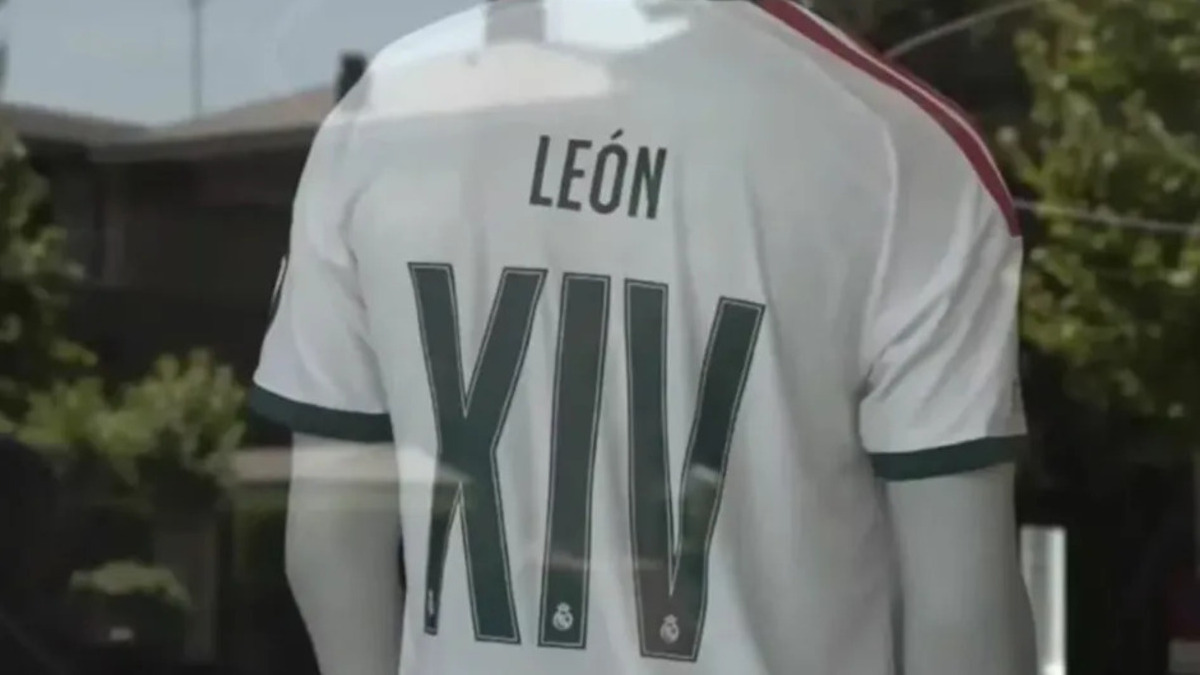 El Real Madrid lanza una camiseta en honor al papa León XIV por 195 euros