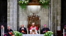 La llegada del Papa a Barcelona y su primer rezo, en imágenes