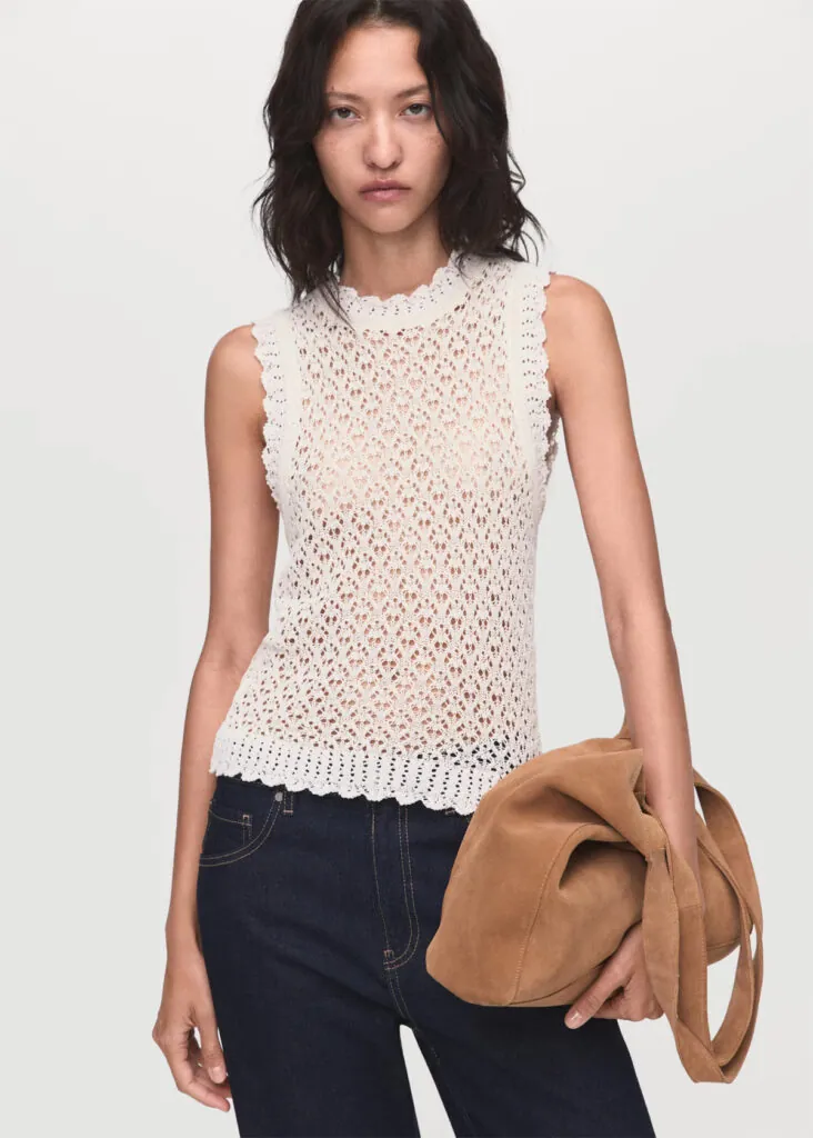 Top de crochet de Mango. (PVP: 11.99€)