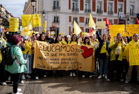 El profesorado de Madrid irá a la huelga indefinida el próximo 14 de octubre