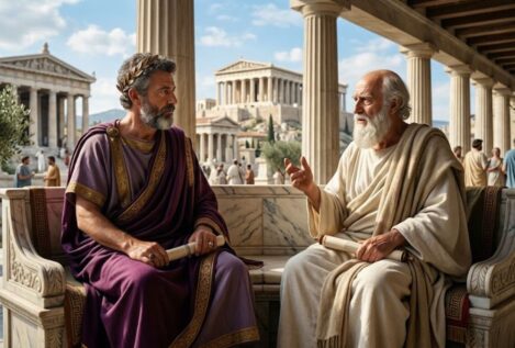 Marco Aurelio y Platón, filósofos, ya coincidieron: «Si alguien comete un error, perdónale porque no entiende su ignorancia»