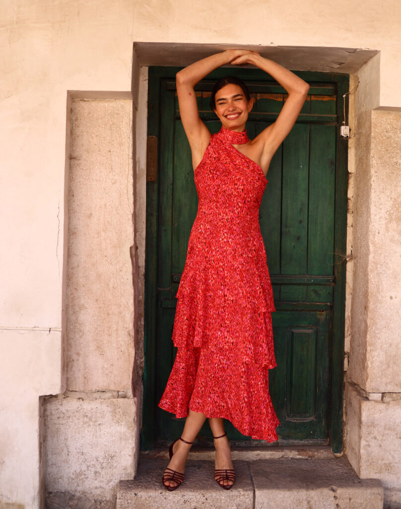 Vestido de invitada de Mattuî