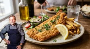 Pepe Viera y Dani García, chefs, coinciden: «Para hacer la mejor milanesa, la clave está en empanar con 150 g de maicena y usar ternera blanca»