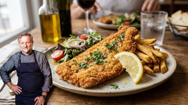 Pepe Viera y Dani García, chefs, coinciden: «Para hacer la mejor milanesa, la clave está en empanar con 150 g de maicena y usar ternera blanca»