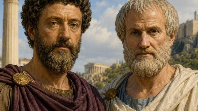 Marco Aurelio y Aristóteles, filósofos, ya coincidieron sobre ser generosos: «Nos necesitamos y fingir lo contrario es ir contra nuestra naturaleza»