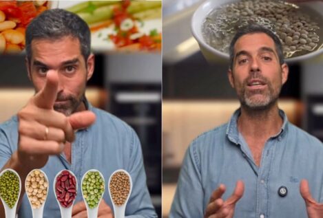 Pablo Ojeda, nutricionista, sobre las ensaladas con garbanzos o judías de bote: «Las legumbres no te hinchan, sino la manera en la que las comes»