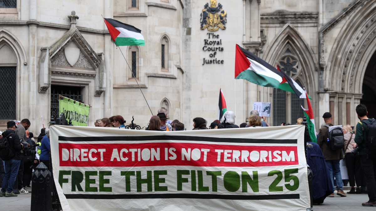Un tribunal falla a favor del Gobierno británico y avala la ilegalización del grupo Palestine Action
