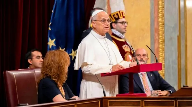 Lea aquí el discurso completo pronunciado por el Papa en el Congreso de los Diputados