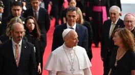 La visita del papa León XIV a Madrid, en directo | El Sumo Pontífice llega al Congreso