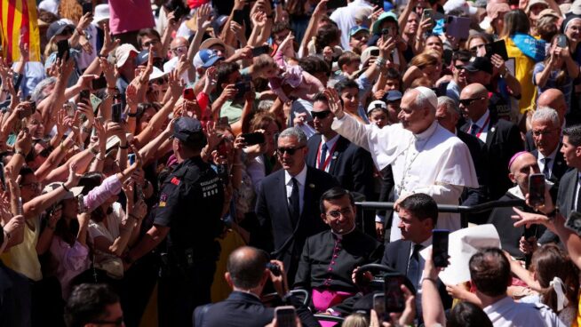 La visita del Papa a la cárcel Brians y a la Abadía de la Virgen de Montserrat