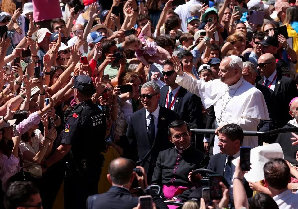La visita del Papa a la cárcel de Brians y a la Abadía de la Virgen de Montserrat