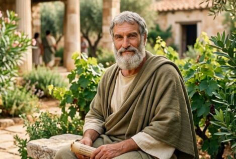 Epicuro, filósofo, sobre la importancia de tus círculos: «Para ser feliz en la vida, de todos los medios que la sabiduría proporciona el más importante es la amistad»