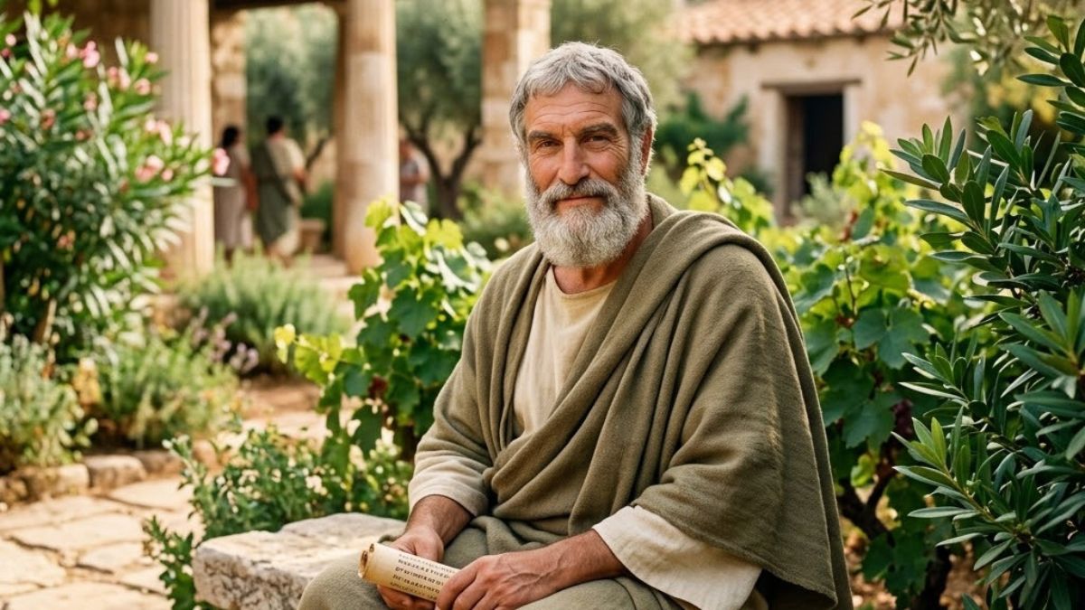 Epicuro, filósofo, sobre la importancia de tus círculos: «Para ser feliz en la vida, de todos los medios que la sabiduría proporciona el más importante es la amistad»