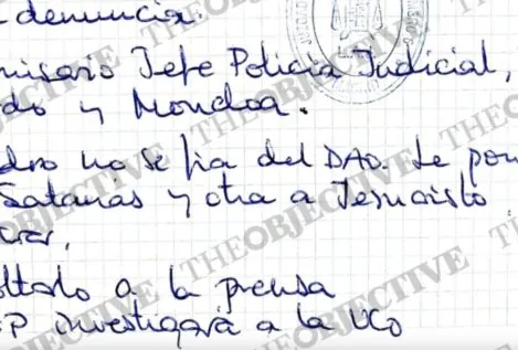 Las notas de Leire: «Pedro no se fía del DAO. Le pone una vela a Satanás y otra a Jesucristo»
