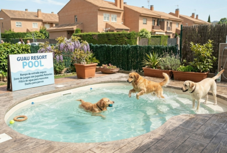 Piscinas para perros: la forma segura, divertida y saludable de combatir el calor