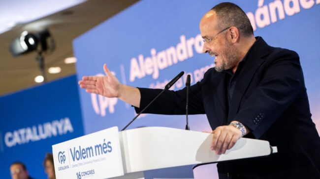 Alejandro Fernández, reelegido presidente del PP de Cataluña con el 97,51% de los votos