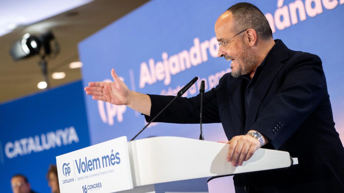 Alejandro Fernández, reelegido presidente del PP de Cataluña con el 97,51% de los votos