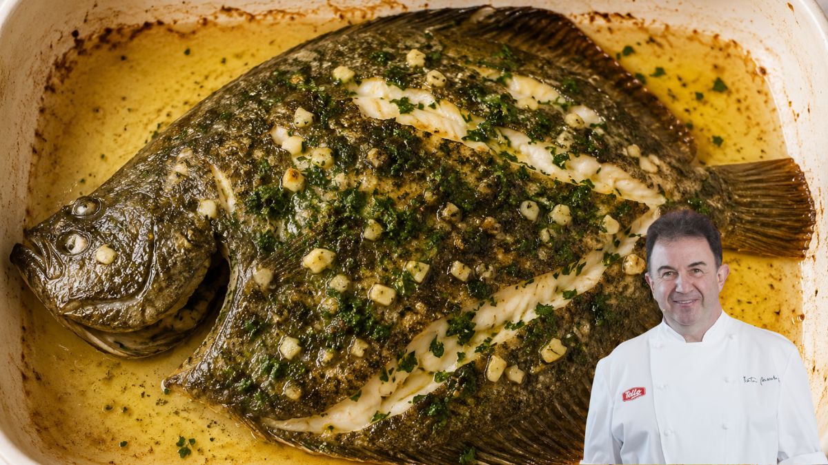 Los cocineros vascos coinciden: «El rodaballo al horno mejora con su propia gelatina, un vaso de vino blanco y cinco dientes de ajo»