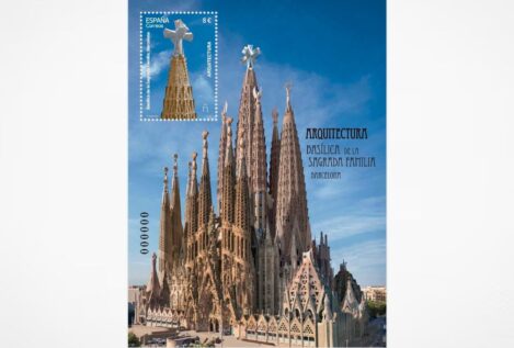 Correos dedica un sello a la basílica de la Sagrada Familia por la bendición del Papa