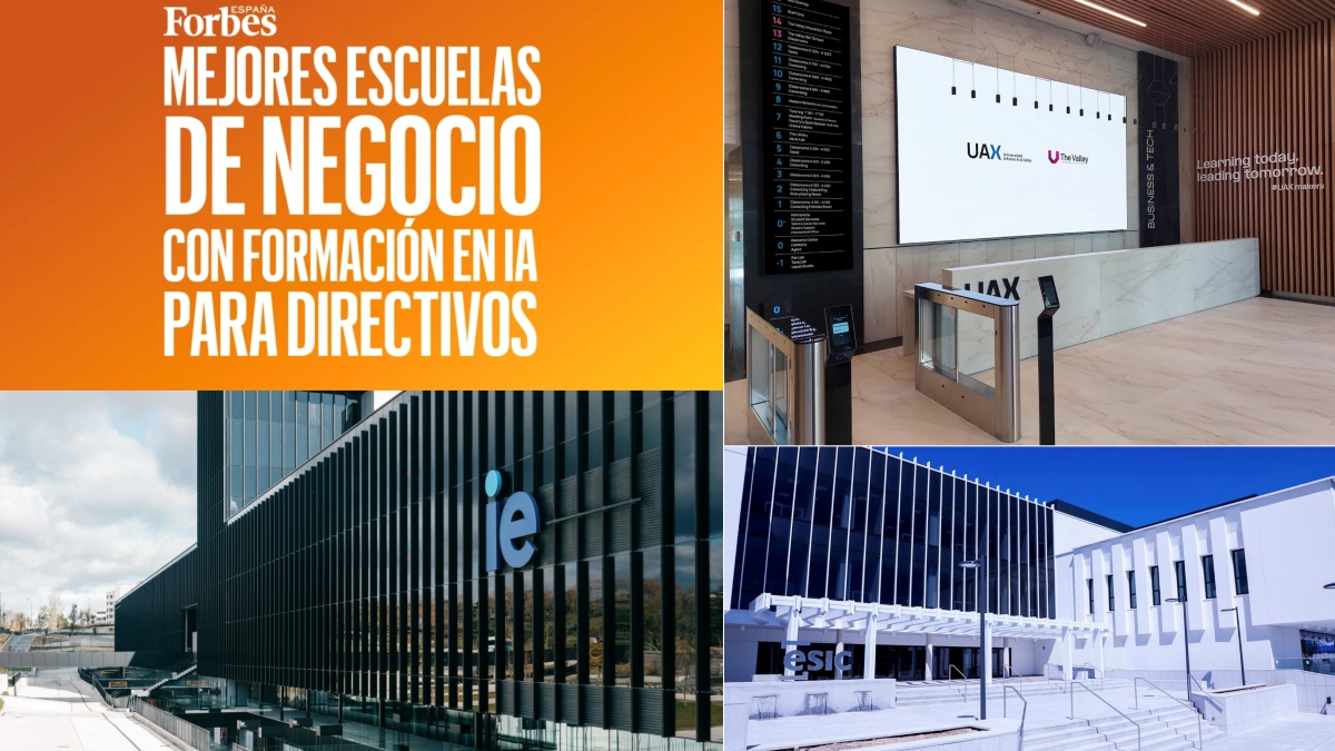 Forbes sitúa a IE, ESIC y The Valley como las escuelas de negocio líderes en formación en IA