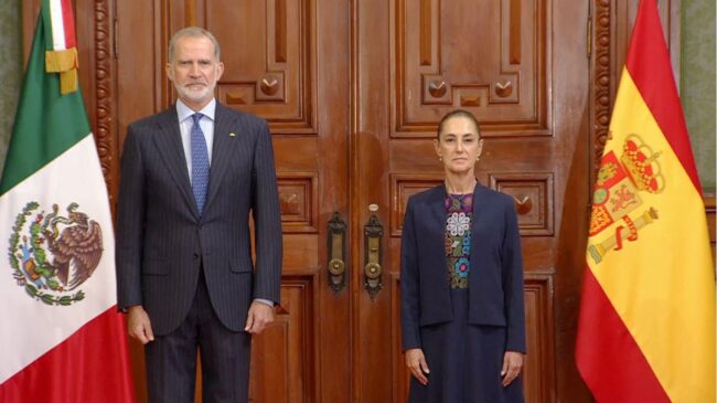Felipe VI y Sheinbaum mantienen un encuentro en México