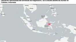 Registrado un terremoto de magnitud 6,7 en Célebes, en el centro de Indonesia