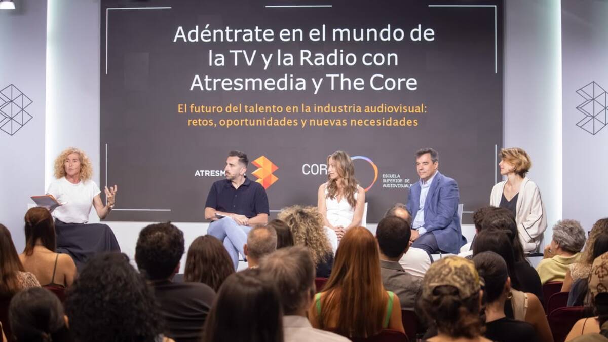 La jornada de The Core School y Atresmedia triunfa al vincular a más de 100 estudiantes con la realidad audiovisual