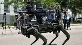 Taiwán recurre a perros robot armados para proteger sus islas frente a China
