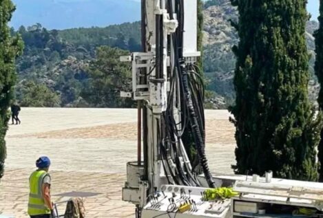 El Gobierno inicia las obras en la explanada del Valle de los Caídos en plena visita del Papa