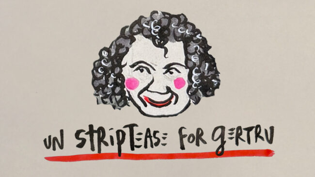 La viñeta animada sobre... La servidumbre nada feminista de Gertru a su boss ZP