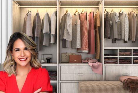 Zahira Cury, interiorista: «La clave para tener tu armario ordenado y que parezca de lujo es sencilla: llévalo hasta arriba y utiliza ganchos en forma de 'S'
