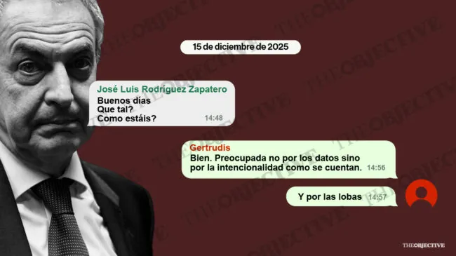 Gertrudis a Zapatero tras la detención de su 'testaferro': «Estoy preocupada por las lobas»