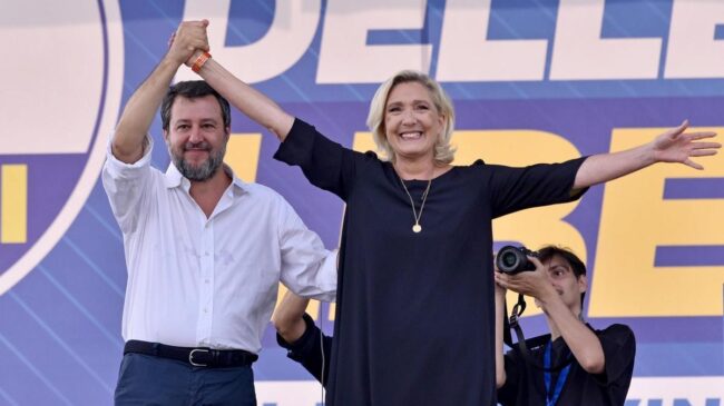La UDEF registra una oficina en Madrid del antiguo grupo europeo de Le Pen y Salvini